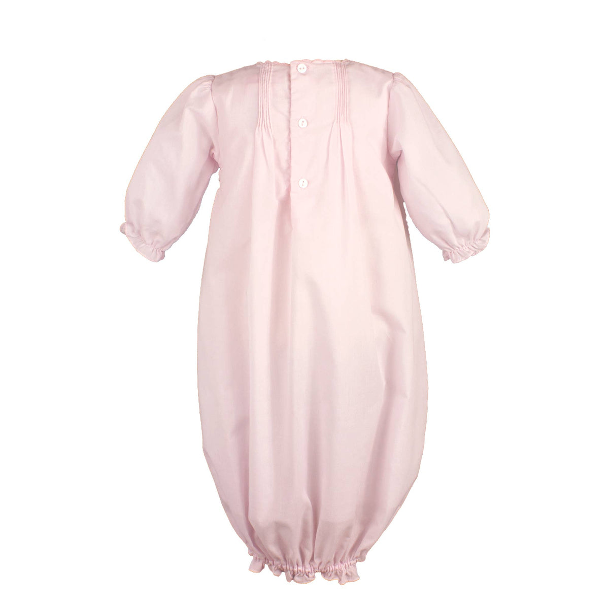 Flower Embroidered Bag/Hat White NB