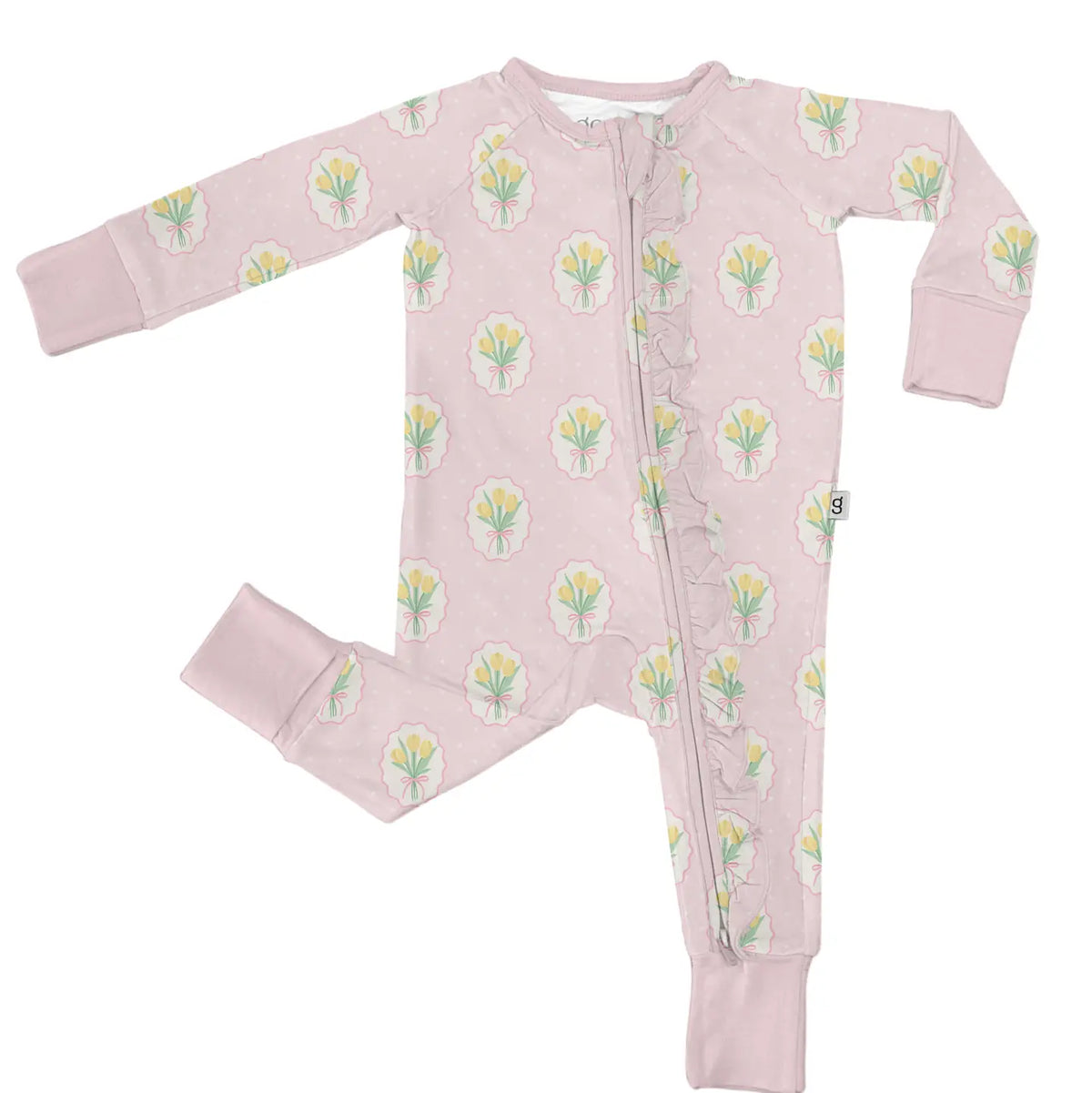 Fancy Tulip Convertible Zip PJs