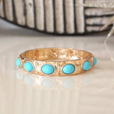 Classic Golden Stretchy Bangles Pearl