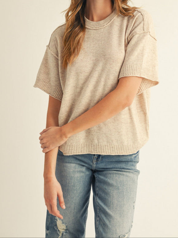 JD Oatmeal Comfy Sweater