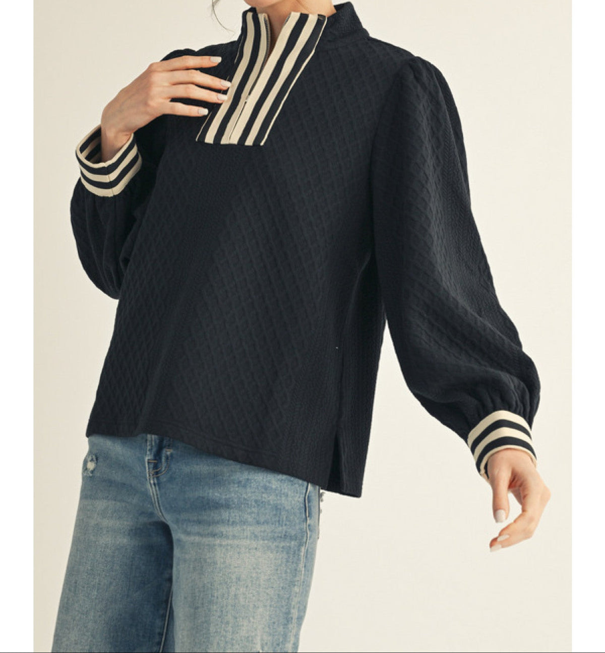 JD Black Lovely Stripe