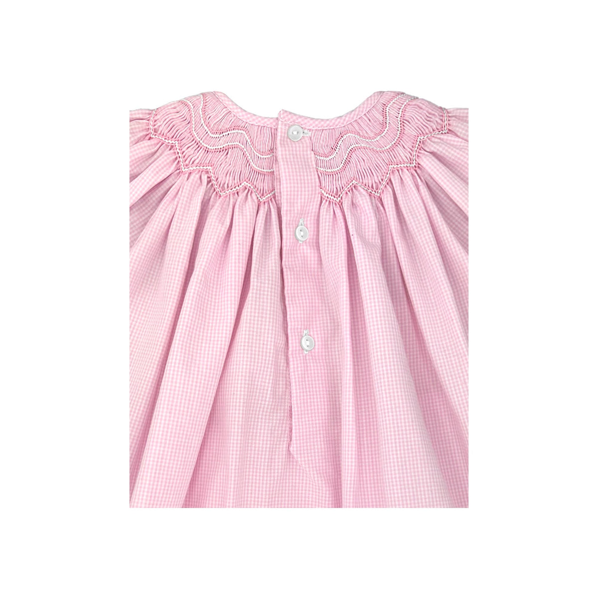 NB Bishop Zig-Zag Smocked Dress