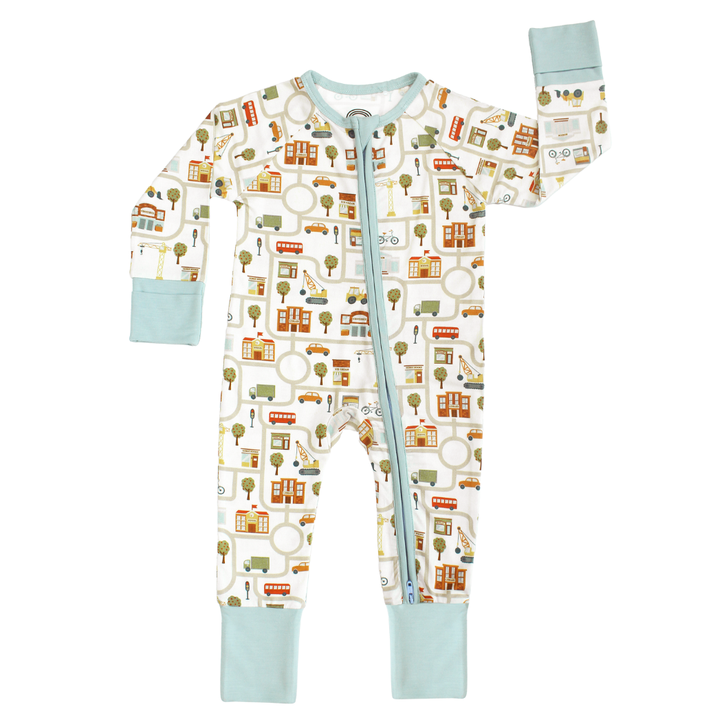 Let's Go! Bamboo Convertible Pajamas 12-18M