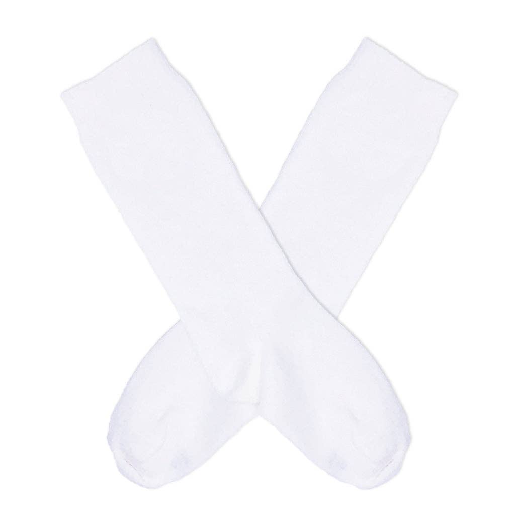 White Knee Socks: Toddler