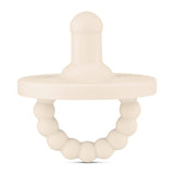 Cutie PAT Round (0-6m) Pacifier + Teether: Grey