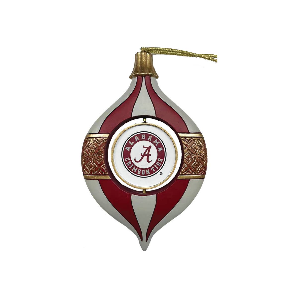 Alabama Spinning Bulb Ornament