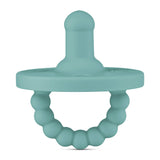 Cutie PAT Round (0-6m) Pacifier + Teether: Lavender
