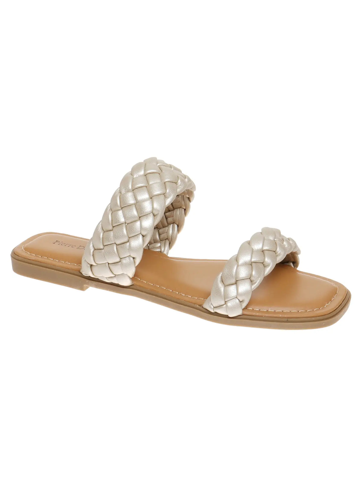 Pierre Dumas Gold Sandals