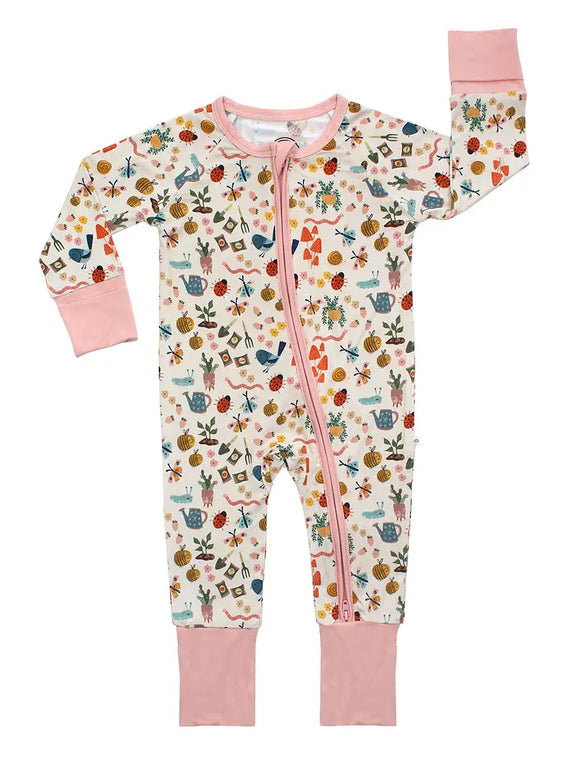 Garden Friends Bamboo Convertible PJs