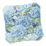 Blue Hydrangea Napkins Cocktail