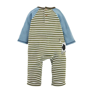 Mud Pie Cow Striped outfit 6/9m