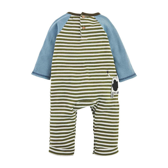 Mud Pie Cow Striped outfit 6/9m