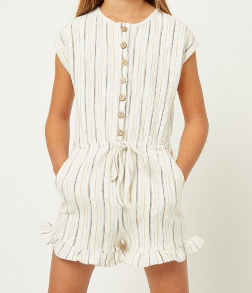 Stripe Short Romper