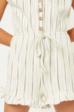 Stripe Short Romper