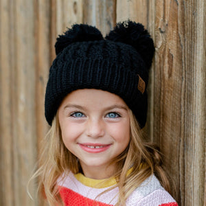 CC Kids Double Pom Beanie