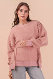 Oversized Fleece Top: