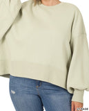 Z Balloon Sleeve Sweatshirt