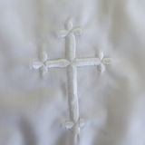 Embroidered Cross Bib