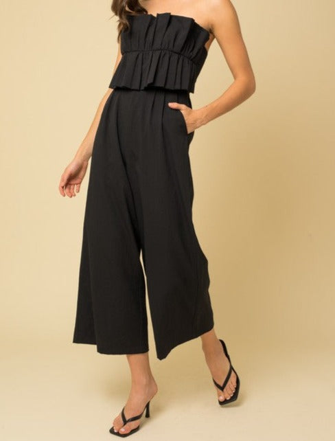 Ruffle Bodice Jumpsuit