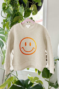 OD Cream Smiley Face Fleece