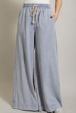 EE Mineral Washed Wide Leg Pants