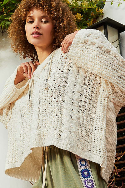 POL V neck hoodie – KelBell's Boutique