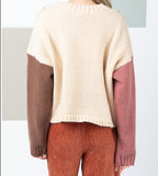 VJ Color Block Sweater