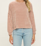 Cherish Bubble Chenille Top