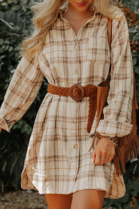 Western Plaid Dress