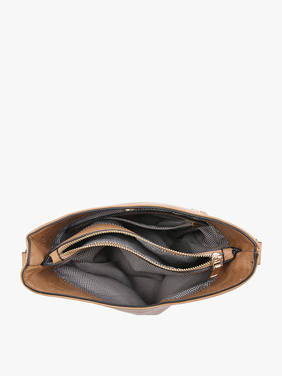 Emma 3 Compart Crossbody  Cotton