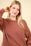 VJ Two Tone Oversized Top