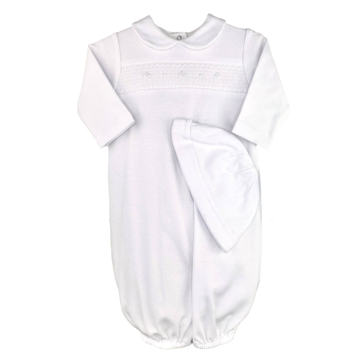 NB Smock Knit Convertible Bag White