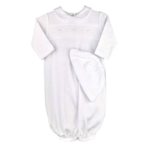 NB Smock Knit Convertible Bag White