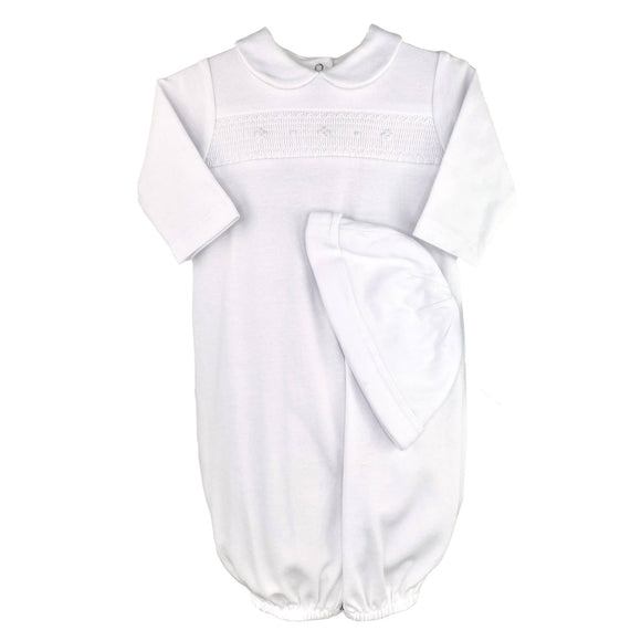 NB Smock Knit Convertible Bag White