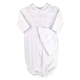 NB Smock Knit Convertible Bag White