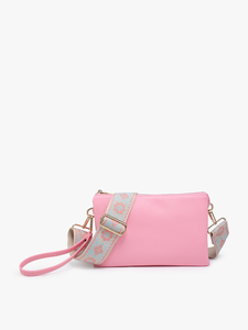 Sweet Pink Crossbody & Guitar Strap