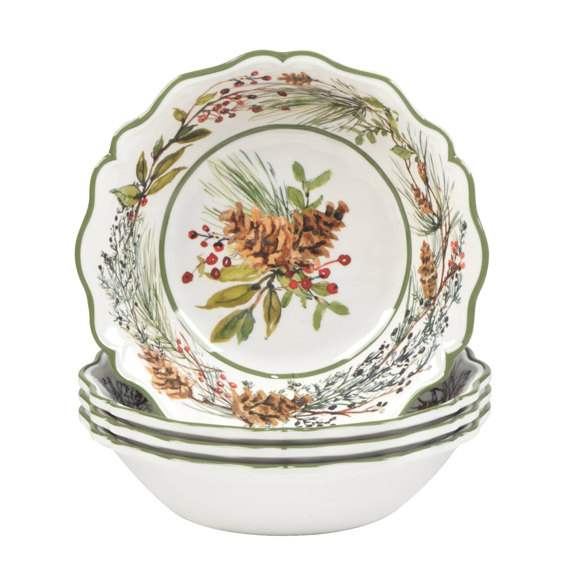 Winters Forest Christmas HW Melm All Purpose Bowl