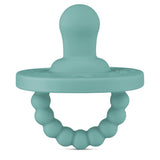 Cutie PAT Flat (0m+) Pacifier + Teether: Rose