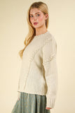 Chunky Braid OS Sweater