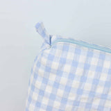 Vichy Pink or Blue Toiletry Bag: Light Blue