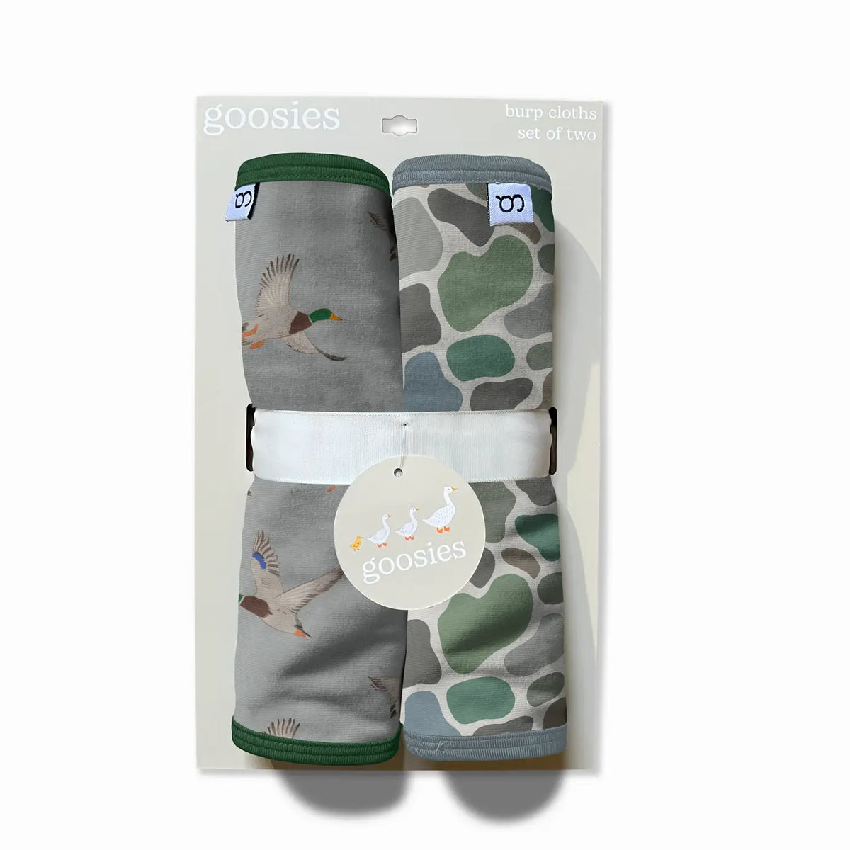 Mallards & Camo Burp Cloth Set