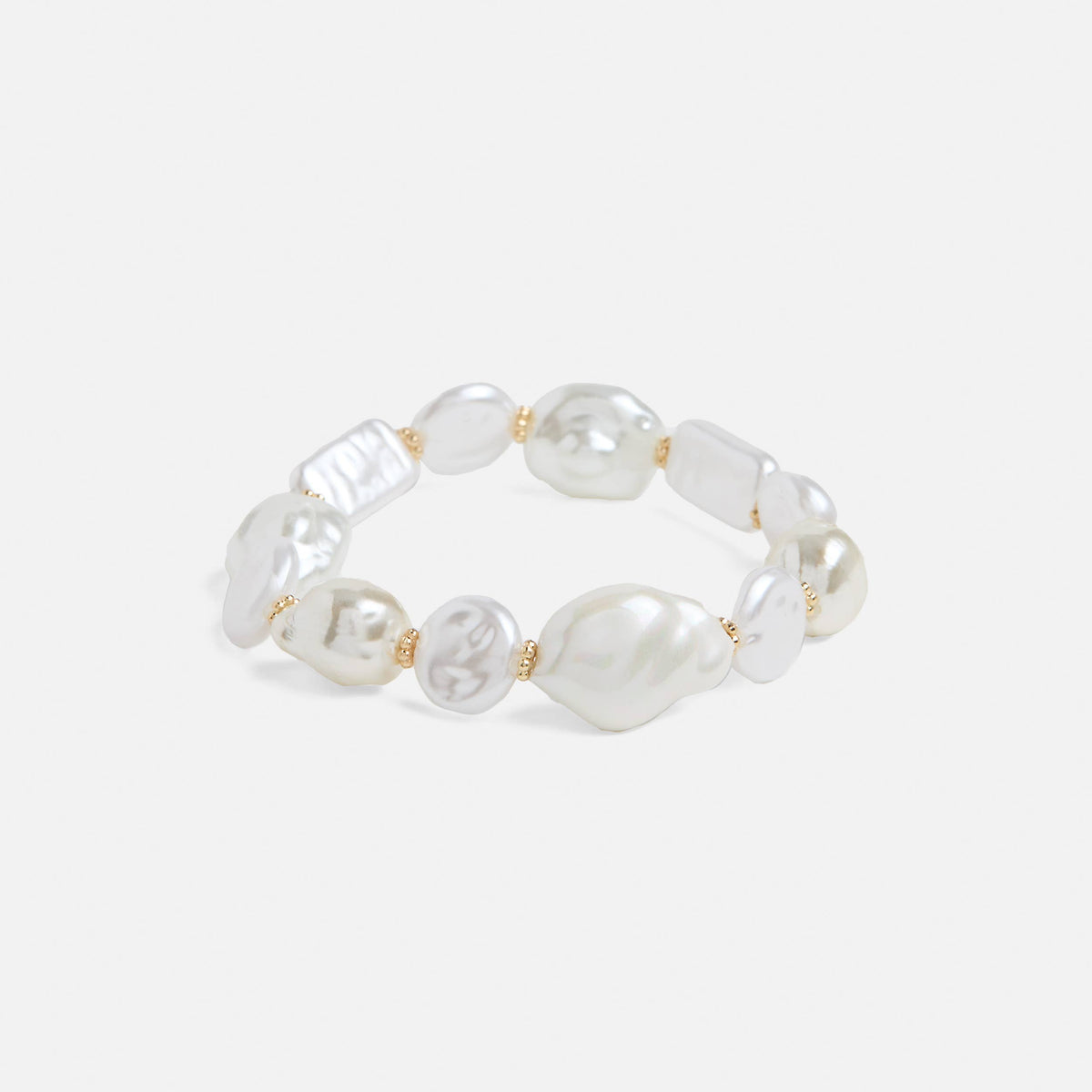 Shirley Pearl Bracelet: Gold