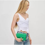 Winona Quilted Crossbody Black