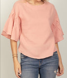 VJ Ruffle Detail Blouse