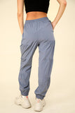 Shirring Detail Active Jogger Pants