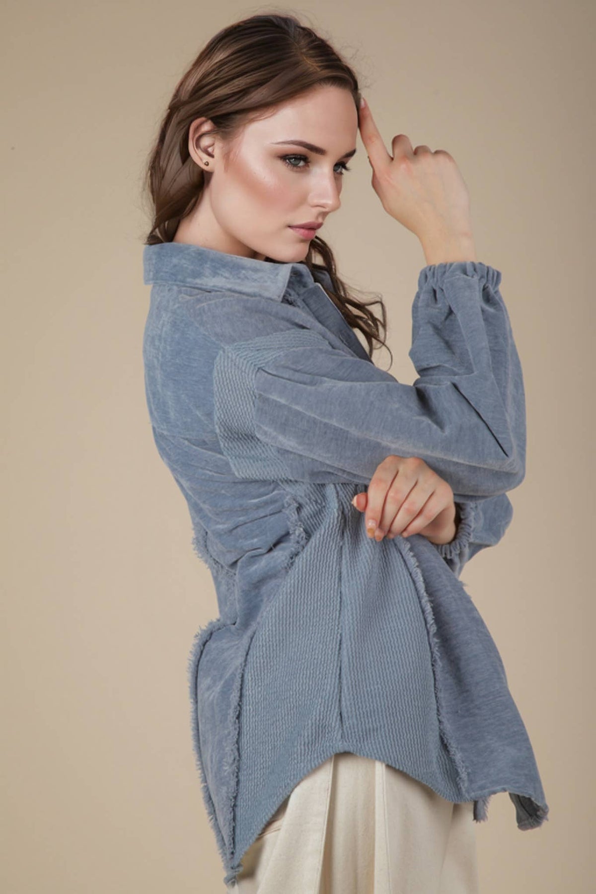 Cozy Shacket Jacket: BLACK