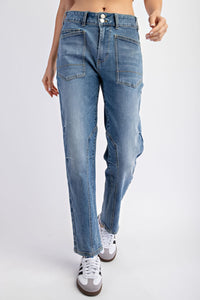 EE Denim hip pocket jeans