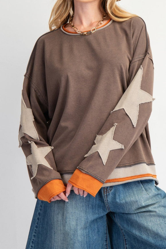 ES Ash Star Patch Pullover