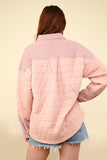 Blush Quilted Shacket