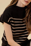 BP Striped Funnel neck Sweater